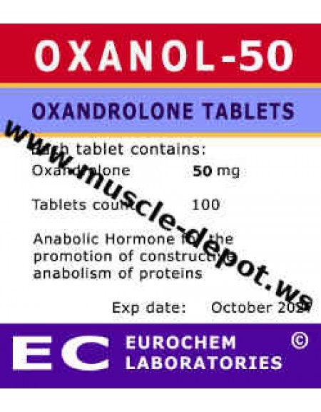 OXANDROLONE 50mg ( 100tabs, ANAVAR)  (EuroChem Labs)