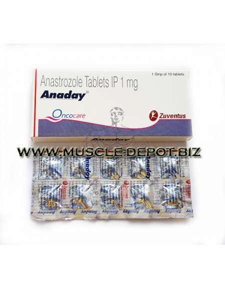 ARIMIDEX (ANADAY) Anastrozole 1mg, 10 tabs
