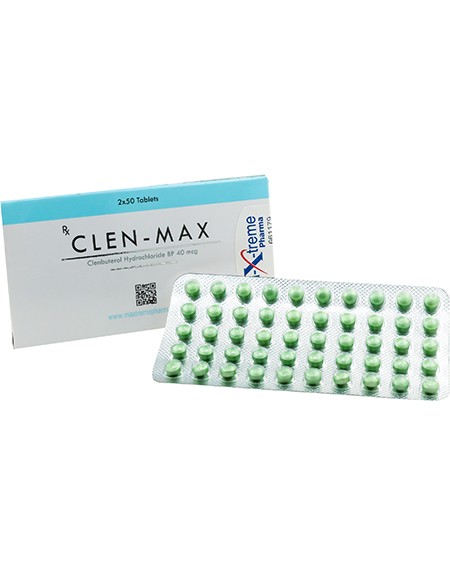 CLEN-MAX  (Clenbuterol  40mcg , 100 tabs)