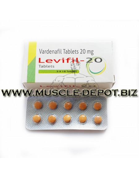 100 TABS X LEVITRA (Levifil-20)  Vardenafil 20mg , 10 tabs