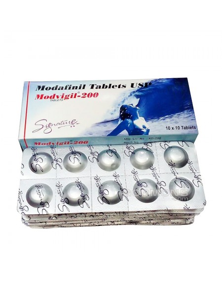 Modafinil Tablets (MODVIGIL 200mg ), 10 tabs 