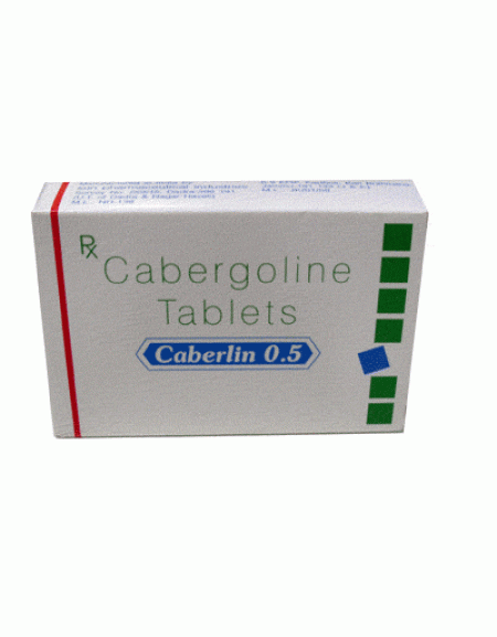 CABERLIN (Cabergoline) - 0.5mg (4 Tablets) 
