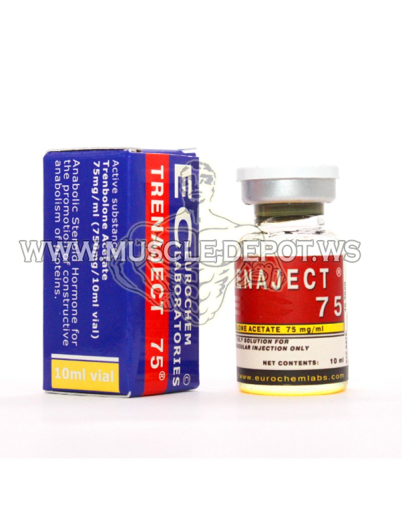 5 vials X TRENAJECT 75 10ml 75mg/ml