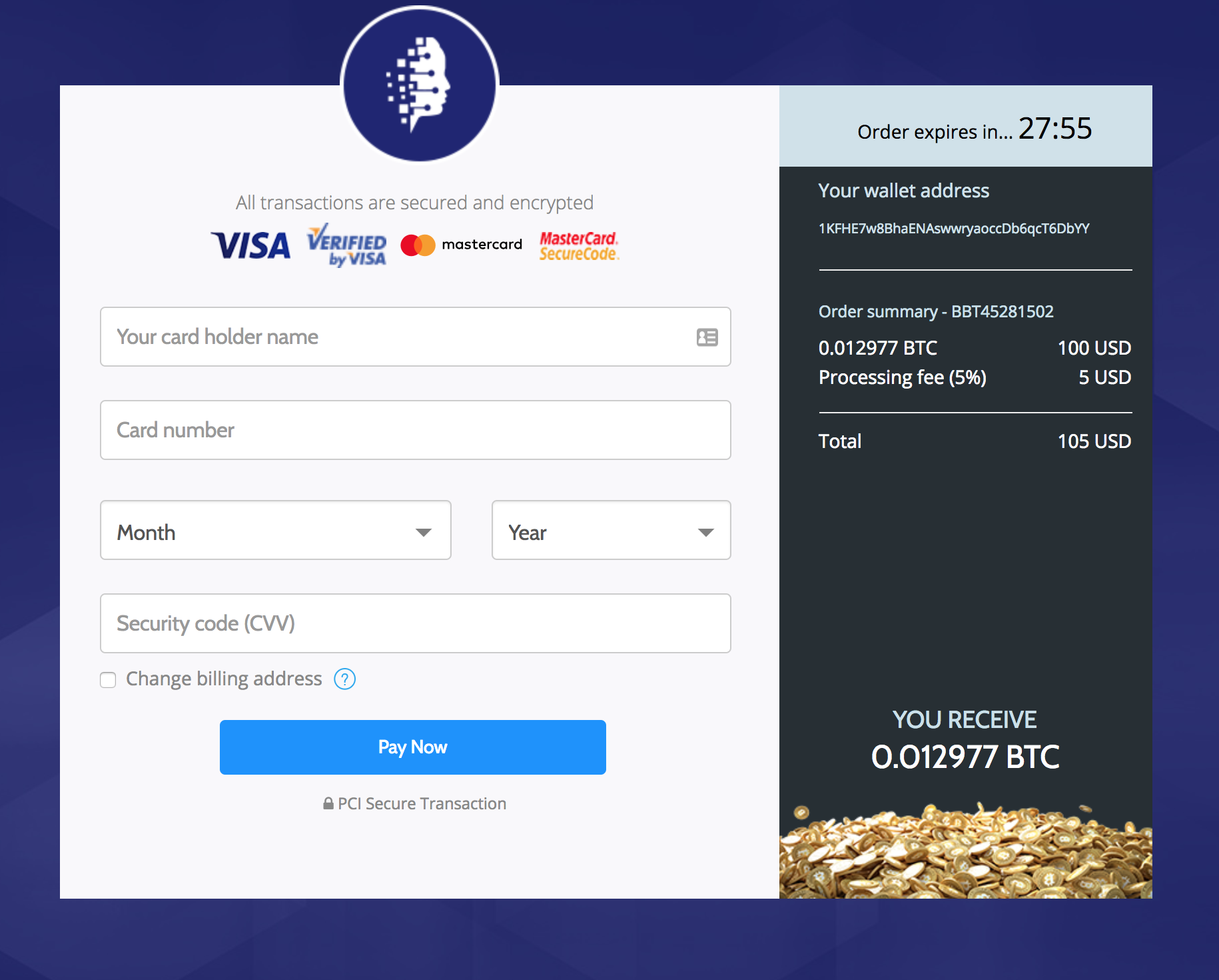 pay credit card bill with bitcoin